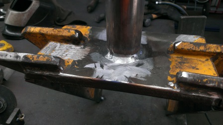 Preweld On Jockey Wheel shaft Underside                    